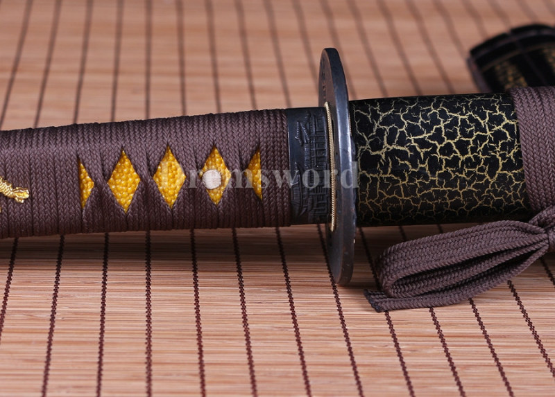 handmade  japanese samurai Katana sword 1060 high carbon steel full tang sharpened