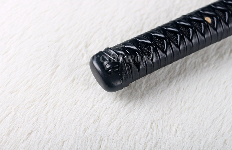 Battle ready black high carbon steel japanese Katana sword full tang sharp blade