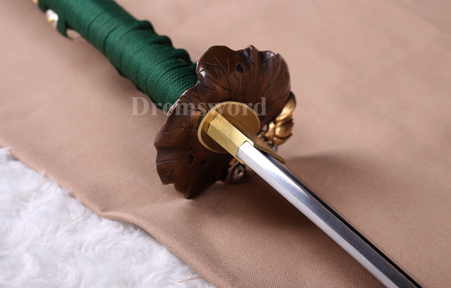 Battle Ready Japanese Sword katana 9260 spring Steel Full Tang razor sharp.