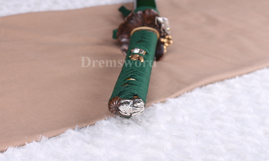 Battle Ready Japanese Sword katana 9260 spring Steel Full Tang razor sharp.