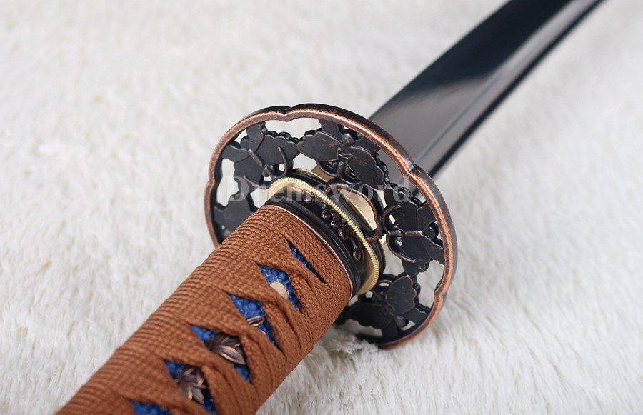 handmade high carbon steel Japanese Samurai Sword katana full tang sharp edge.