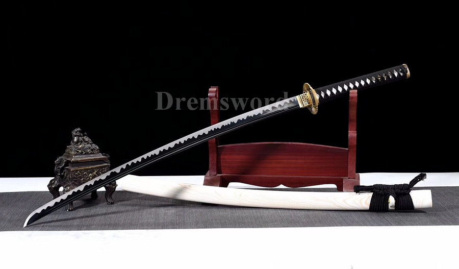 Iaito Practice japanese samurai Katana sword 9260 spring steel sharp blade.
