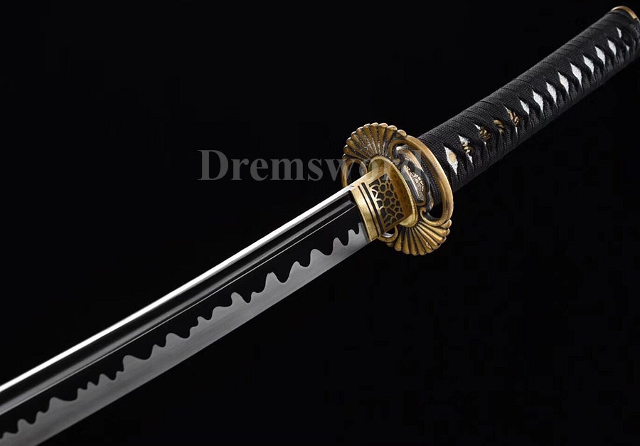 Iaito Practice japanese samurai Katana sword 9260 spring steel sharp blade.
