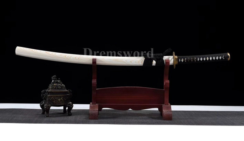 Iaito Practice japanese samurai Katana sword 9260 spring steel sharp blade.