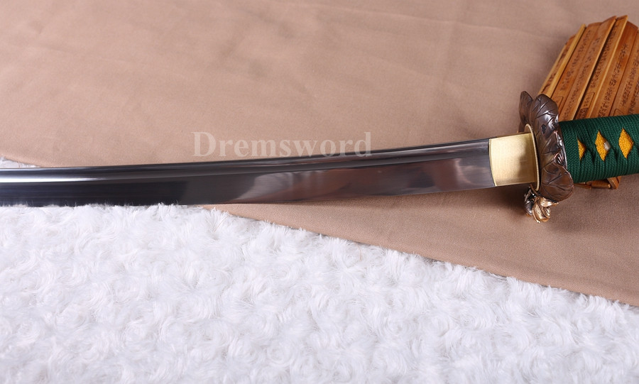 Battle Ready Japanese Sword katana 9260 spring Steel Full Tang razor sharp.