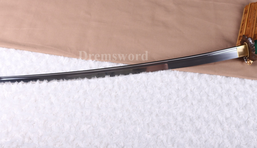 Battle Ready Japanese Sword katana 9260 spring Steel Full Tang razor sharp.