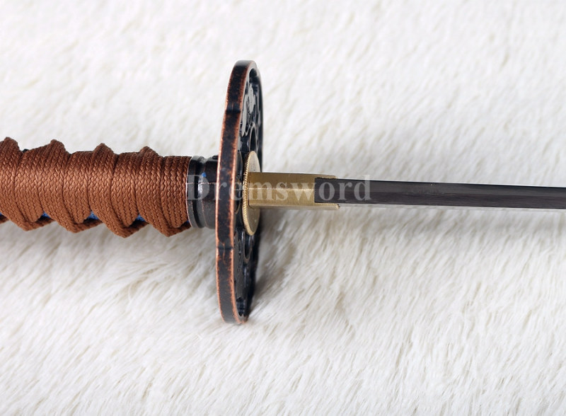 handmade high carbon steel Japanese Samurai Sword katana full tang sharp edge.