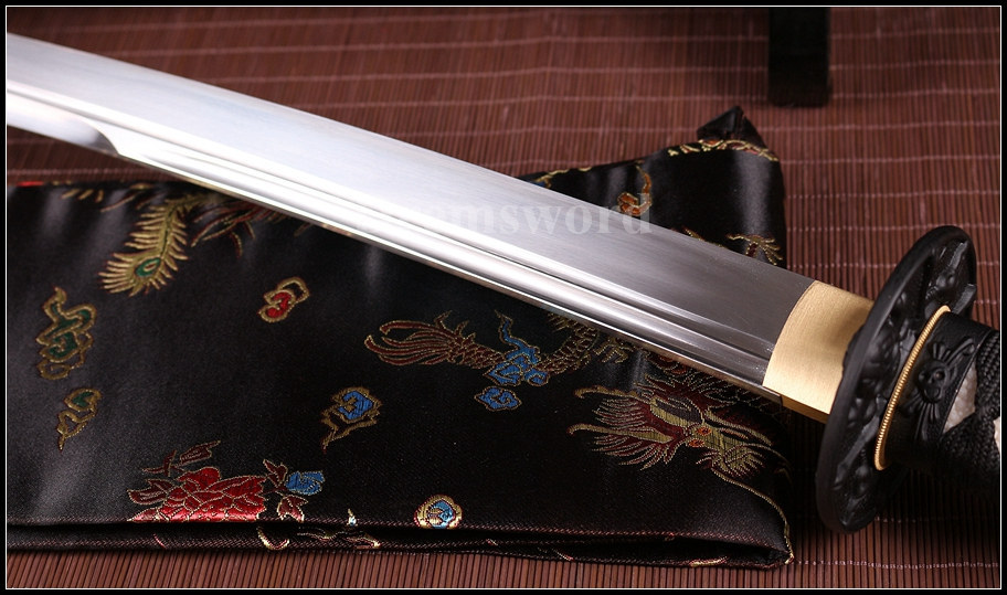 hand forged 1095 steel UNOKUBI-ZUKURI blade Japanese samurai Katana sword