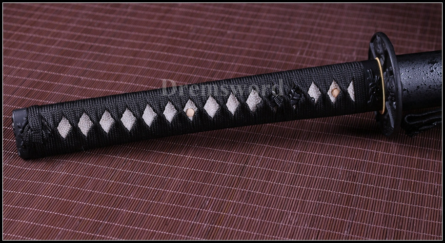 hand forged 1095 steel UNOKUBI-ZUKURI blade Japanese samurai Katana sword