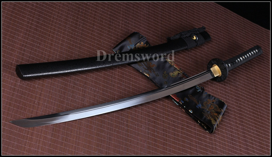 hand forged 1095 steel UNOKUBI-ZUKURI blade Japanese samurai Katana sword