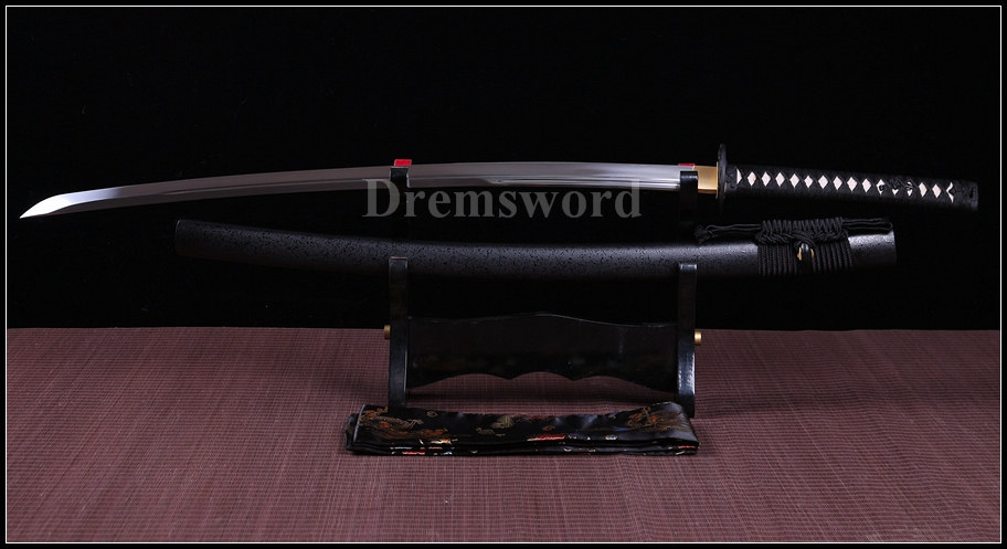 hand forged 1095 steel UNOKUBI-ZUKURI blade Japanese samurai Katana sword