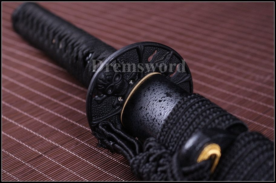 hand forged 1095 steel UNOKUBI-ZUKURI blade Japanese samurai Katana sword