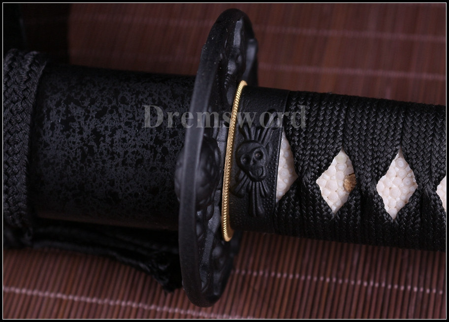 hand forged 1095 steel UNOKUBI-ZUKURI blade Japanese samurai Katana sword