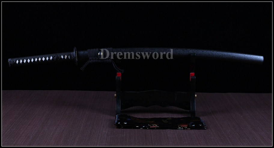 hand forged 1095 steel UNOKUBI-ZUKURI blade Japanese samurai Katana sword