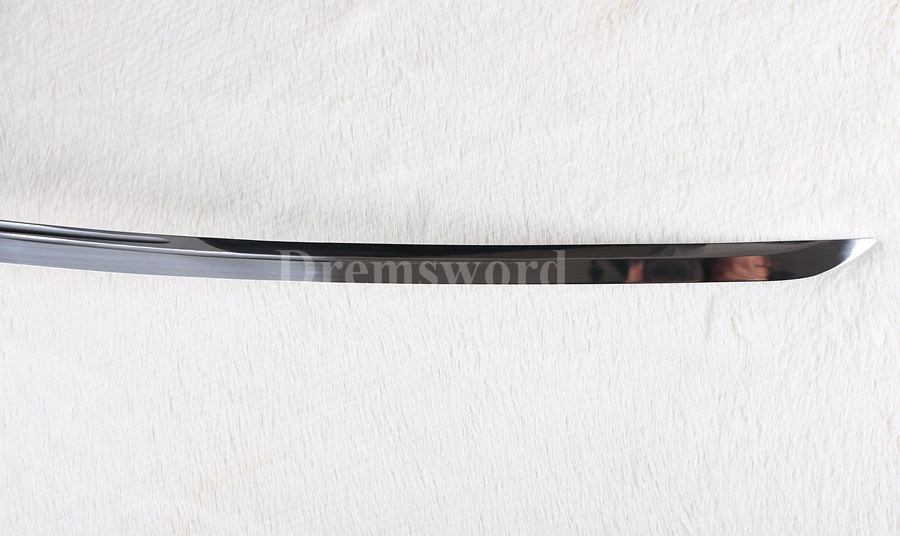 Hand forged japanese samurai katana sword 9260 spring steel UNOKUBI-ZUKURI sharp.+-++