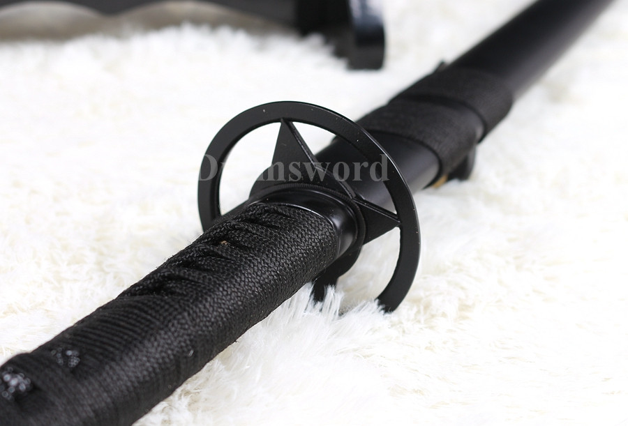 Japanese samurai katana sword 1095 high carbon steel UNOKUBI-ZUKURI blade battle ready sharp.