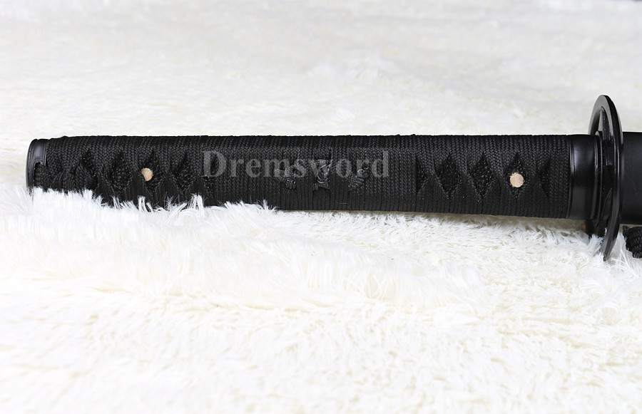 Japanese samurai katana sword 1095 high carbon steel UNOKUBI-ZUKURI blade battle ready sharp.
