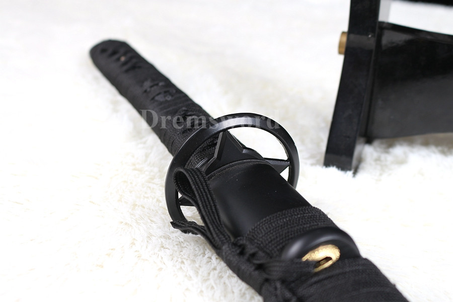 Japanese samurai katana sword 1095 high carbon steel UNOKUBI-ZUKURI blade battle ready sharp.