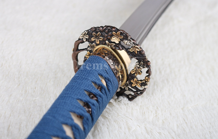 Hand forged KOGARASU-MARU Blade Japanese Samurai Sword katana 9260 spring steel full tang sharp