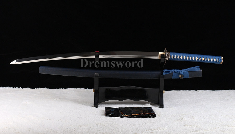 Hand forged KOGARASU-MARU Blade Japanese Samurai Sword katana 9260 spring steel full tang sharp