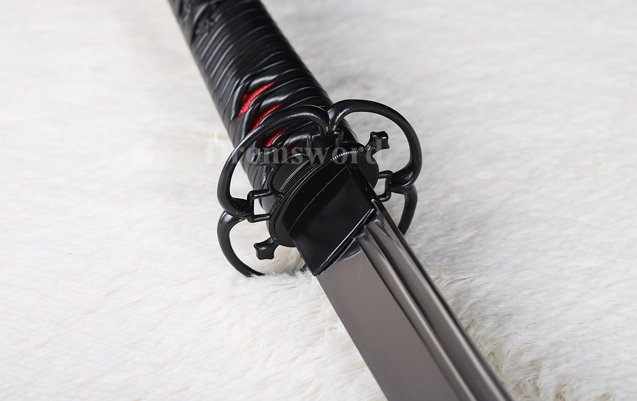 KOGARASU-MARU handmade Japanese Samurai Sword katana 9260 spring steel full tang sharp blade.
