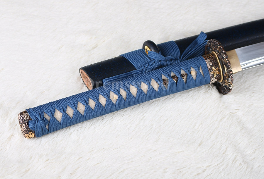 Hand forged KOGARASU-MARU Blade Japanese Samurai Sword katana 9260 spring steel full tang sharp