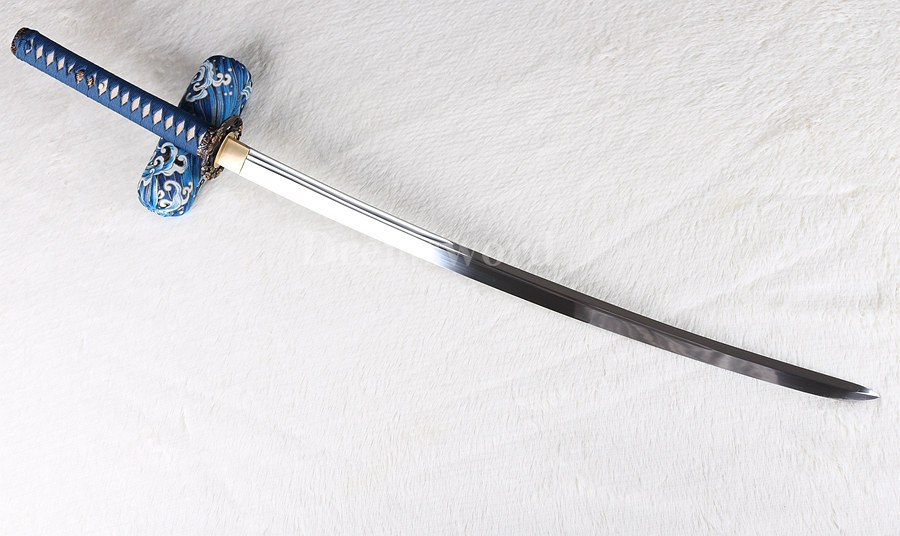 Hand forged KOGARASU-MARU Blade Japanese Samurai Sword katana 9260 spring steel full tang sharp
