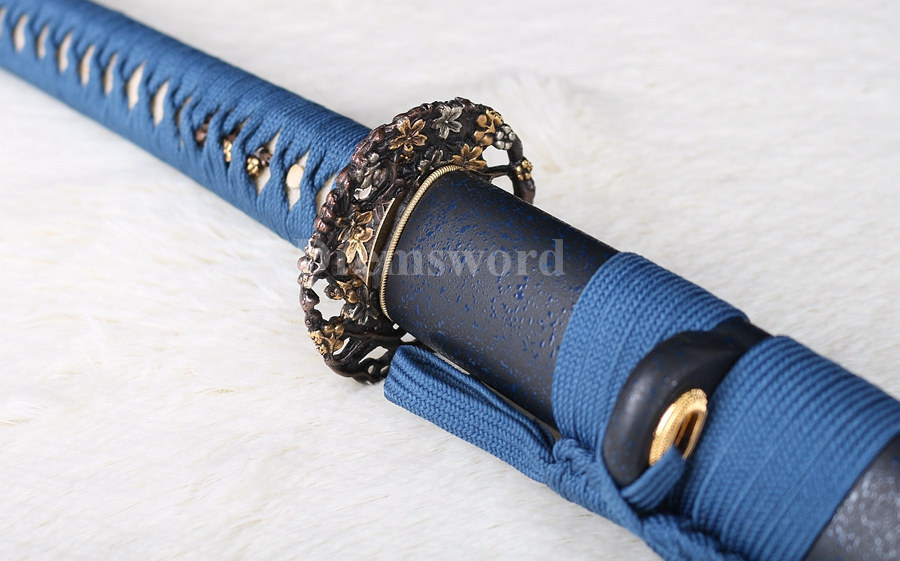 Hand forged KOGARASU-MARU Blade Japanese Samurai Sword katana 9260 spring steel full tang sharp