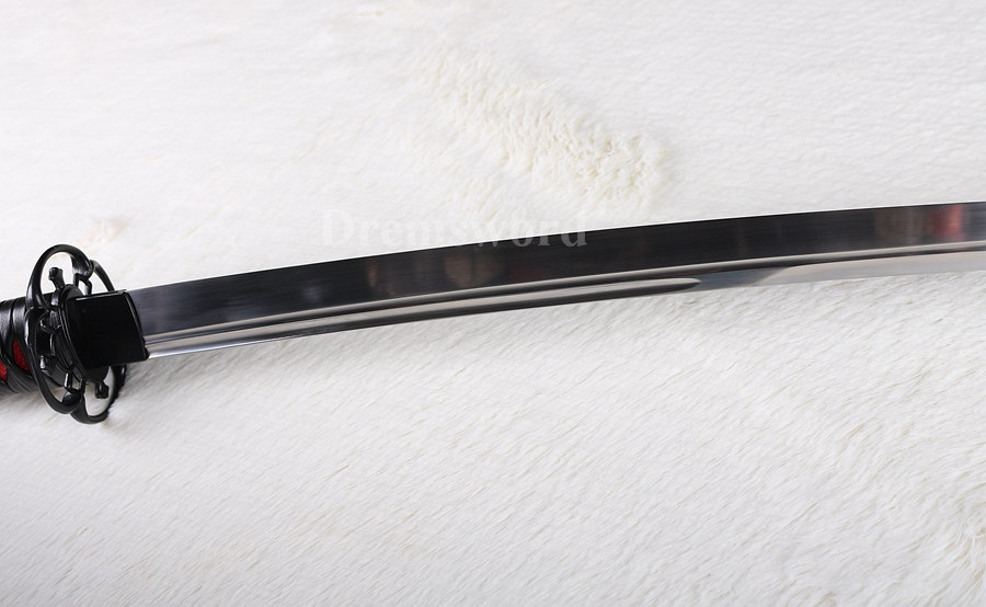 KOGARASU-MARU handmade Japanese Samurai Sword katana 9260 spring steel full tang sharp blade.