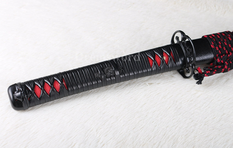KOGARASU-MARU handmade Japanese Samurai Sword katana 9260 spring steel full tang sharp blade.