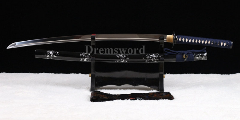 hand forged 9260 spring steel japanese samurai katana sword full tang battle ready full tang sharp.