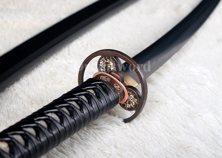 Hand forged Clay tempered T10 steel CHOJI hamon japanese samurai katana sword full tang sharp.