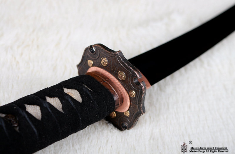 Hand forged real Japanese samurai sword Tanto T10 steel Clay Tempered Blade Japanese razor sharp full tang..