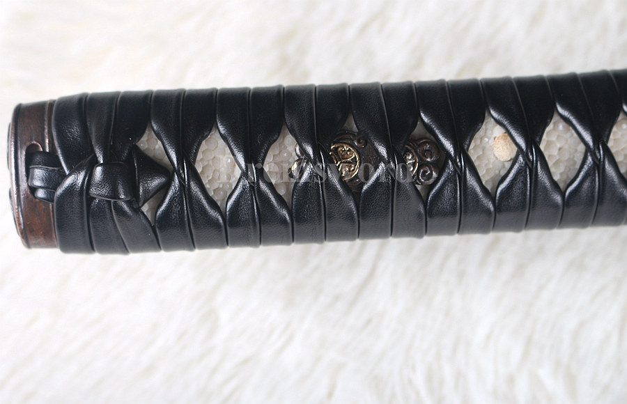 Hand forged Clay tempered T10 steel CHOJI hamon japanese samurai katana sword full tang sharp.