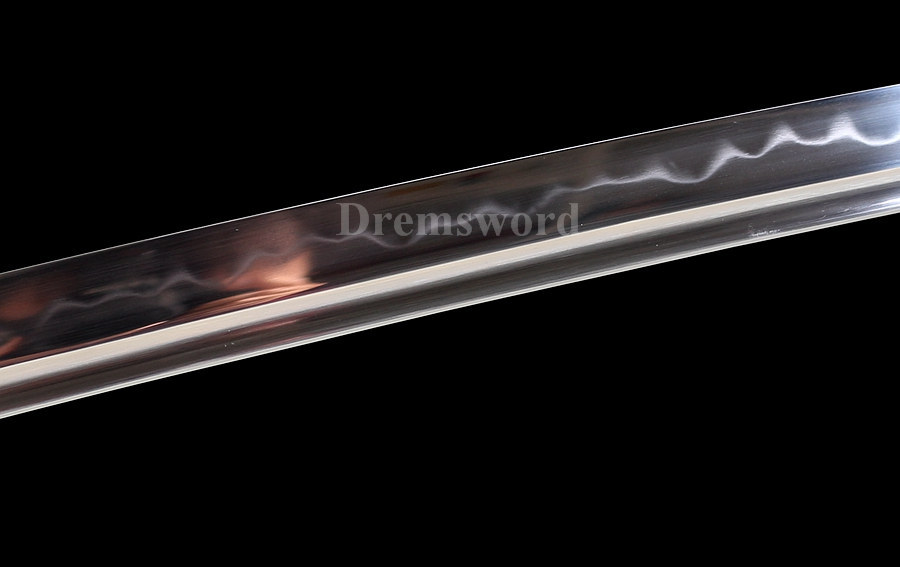 Clay tempered japanese Katana samurai sword T10 steel Razor sharp full tang blade rosewood saya.