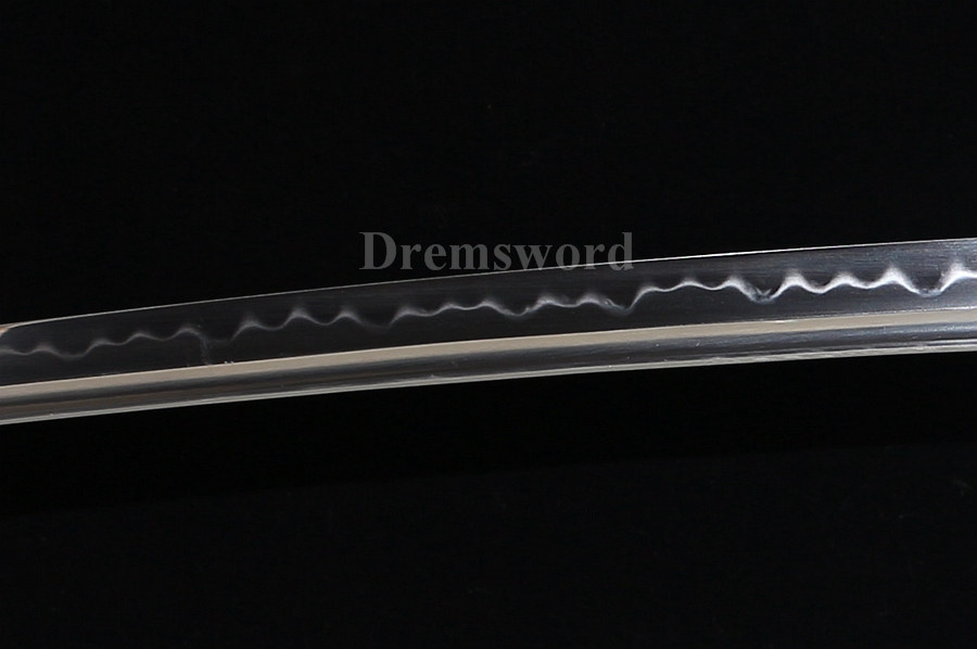 Clay tempered japanese Katana samurai sword T10 steel Razor sharp full tang blade rosewood saya.