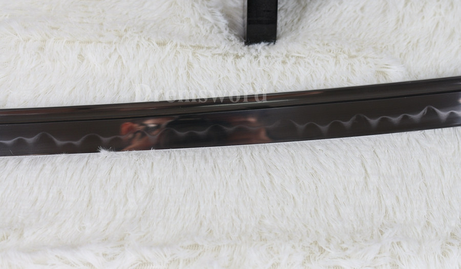 hand forged t10 clay tempered japanese Katana samurai sword fulltang sharp blade