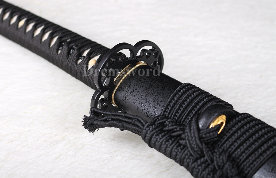 Handmade Clay tempered T10 steel japanese Katana sword battle ready sharp cutting blade battle ready.
