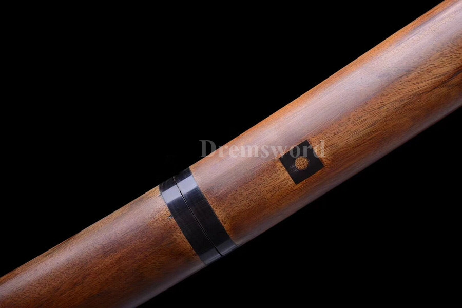 Clay Tempered T10 steel Shirasaya Top 火焰 hamon Japanese Wakizashi sword razor sharp