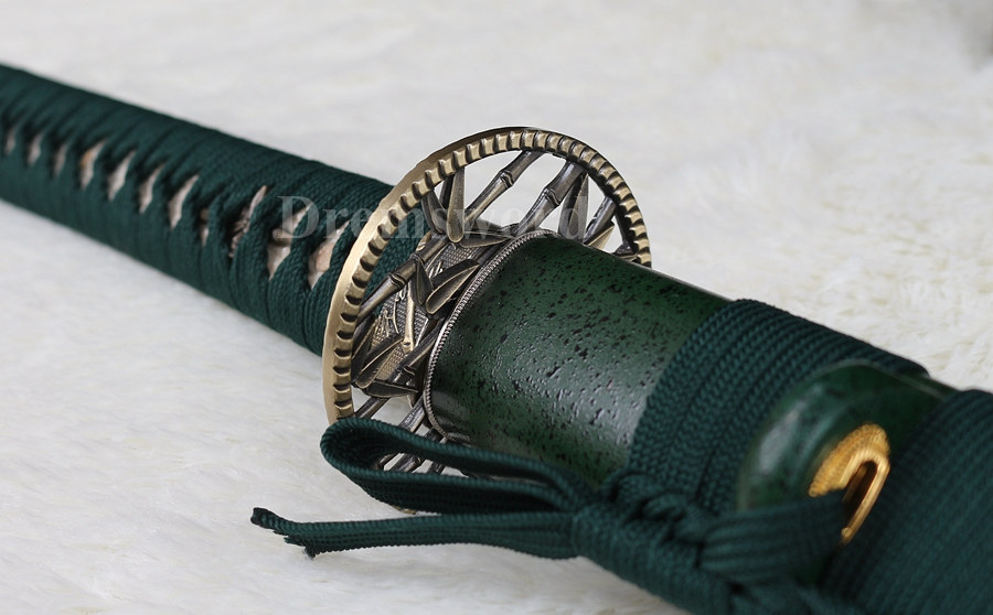 hand forged t10 clay tempered japanese Katana samurai sword fulltang sharp blade