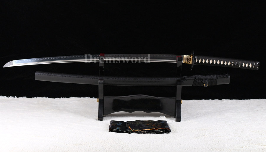 Handmade Clay tempered T10 steel japanese Katana sword battle ready sharp cutting blade battle ready.