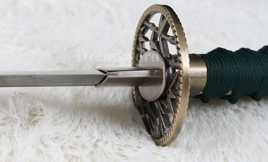 hand forged t10 clay tempered japanese Katana samurai sword fulltang sharp blade