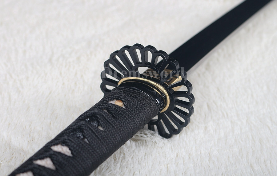 Hand forged clay tempered Battle Ready T10 steel japanese Katana sword full tang razor sharp.