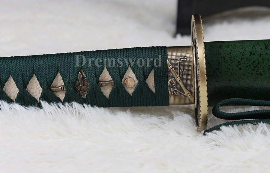 hand forged t10 clay tempered japanese Katana samurai sword fulltang sharp blade