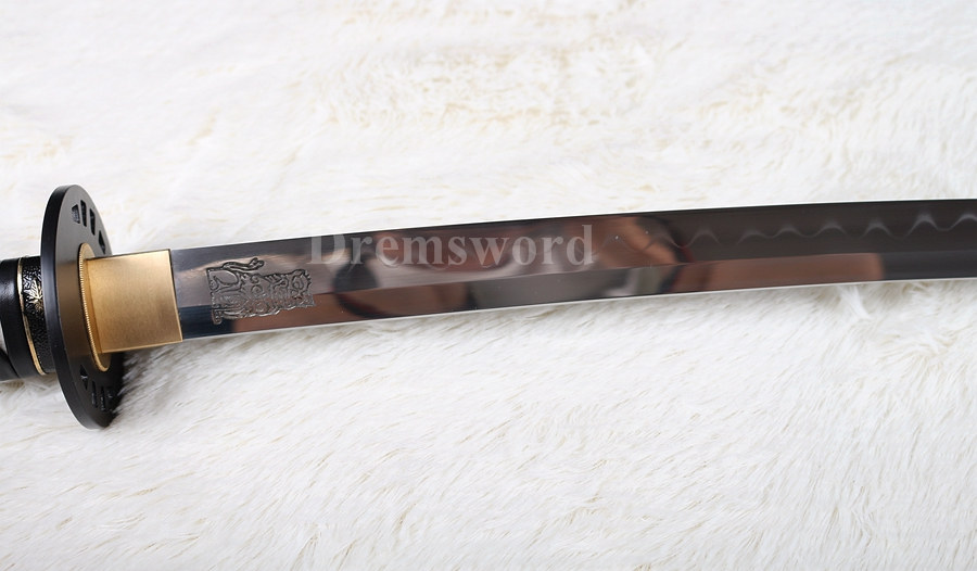 hand forged movie Kill Bill Sword Japanese Samurai Katana Clay Tempered T10 Steel Razor Sharp full tang Blade