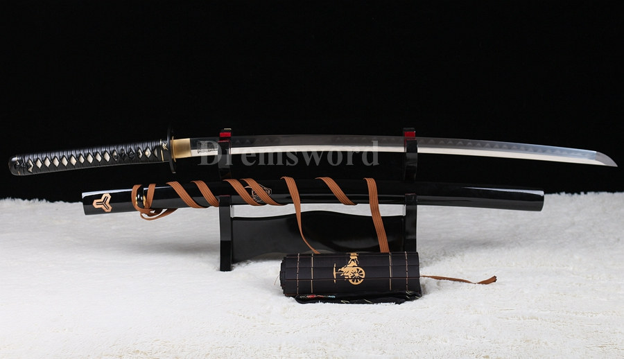 hand forged movie Kill Bill Sword Japanese Samurai Katana Clay Tempered T10 Steel Razor Sharp full tang Blade