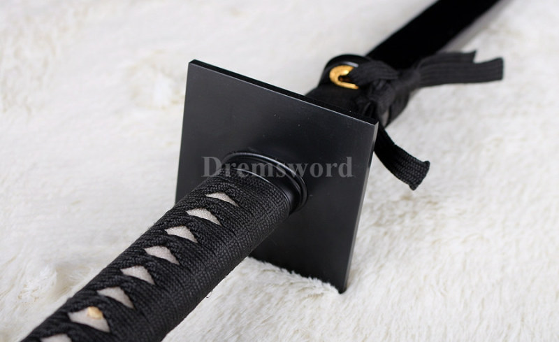 Handmade t10 clay tempered japanese samurai Ninja sword real hamon full tang razor sharp blade.