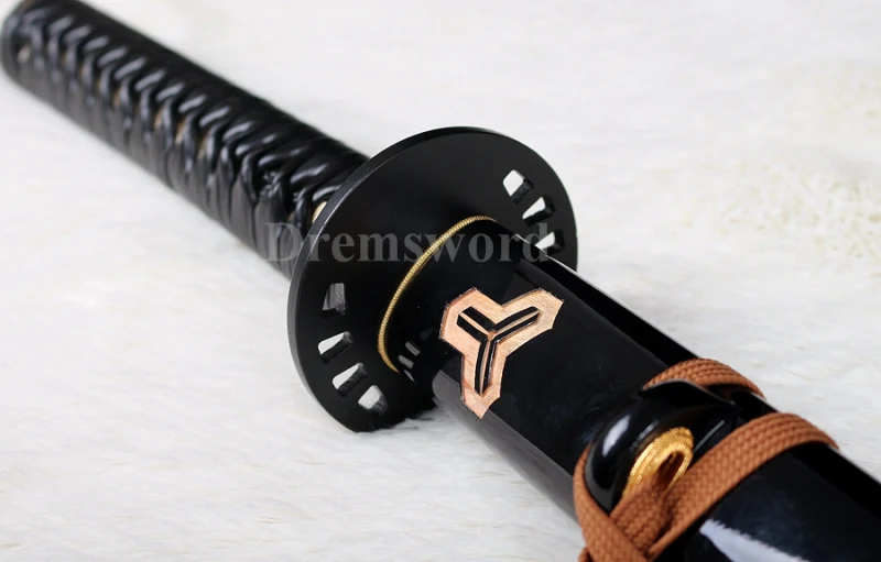 hand forged movie Kill Bill Sword Japanese Samurai Katana Clay Tempered T10 Steel Razor Sharp full tang Blade