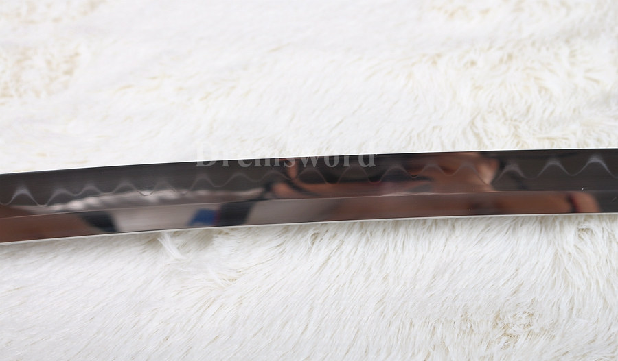 hand forged movie Kill Bill Sword Japanese Samurai Katana Clay Tempered T10 Steel Razor Sharp full tang Blade