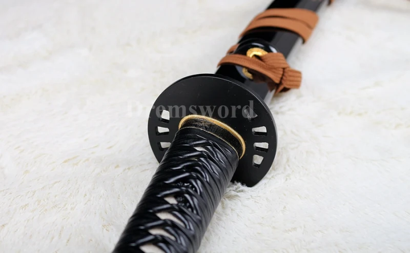 hand forged movie Kill Bill Sword Japanese Samurai Katana Clay Tempered T10 Steel Razor Sharp full tang Blade